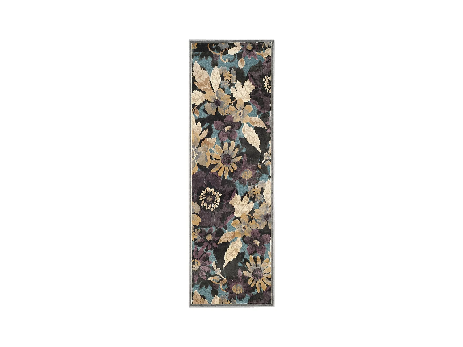 Tapis Gris/Multicolore 66 X 244 cm - Amalia