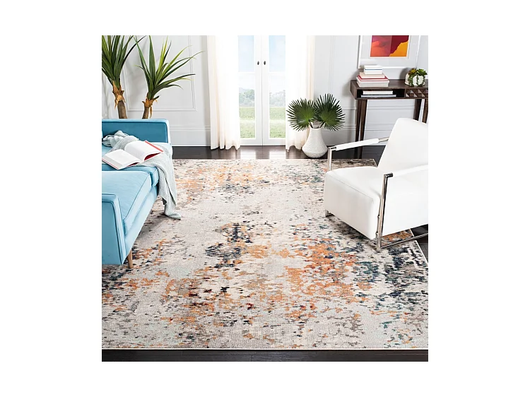 Tapis Gris/Beige 274 X 366 cm - Mateo