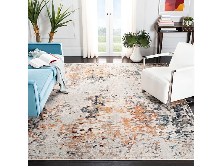 Tapis Gris/Beige 274 X 366 cm - Mateo