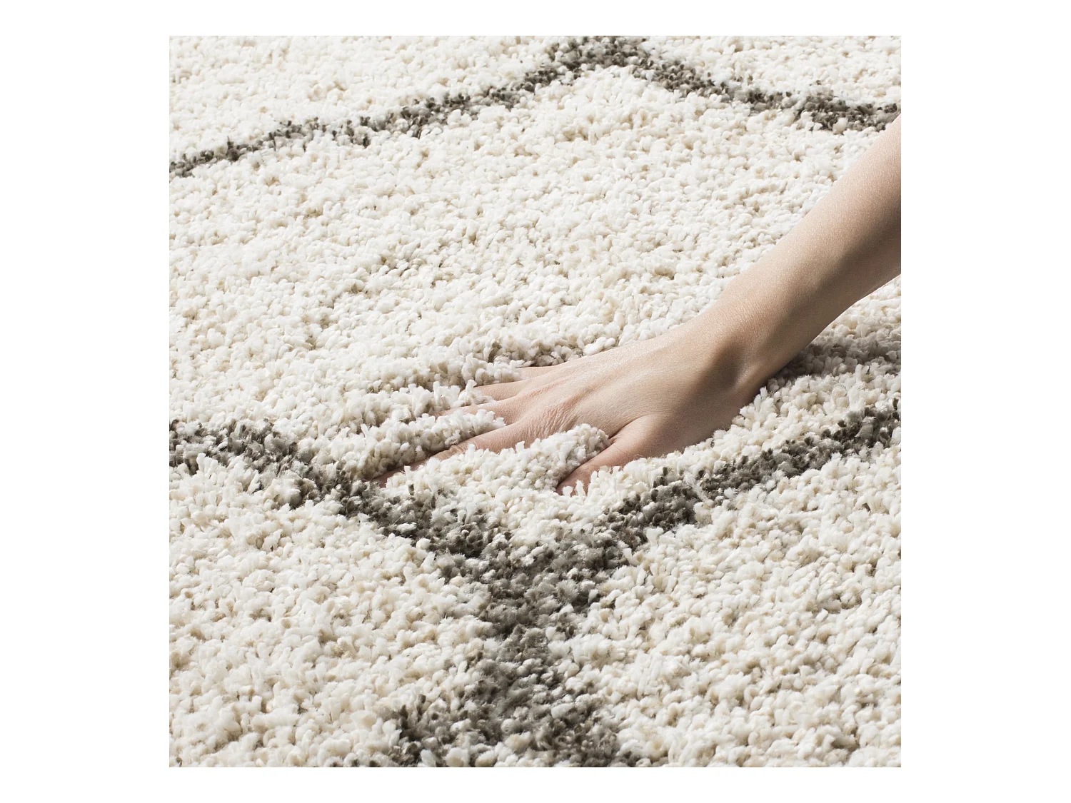 Tapis Neutre/Gris 122 X 183 cm - Zoey