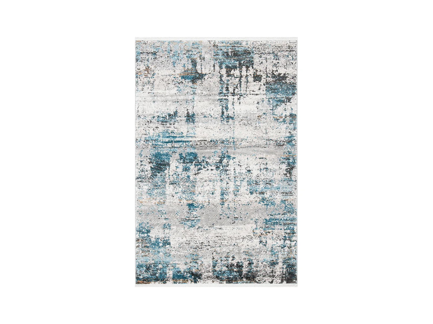 Tapis Neutre/Bleu Marine 91 X 152 cm - Adalynn