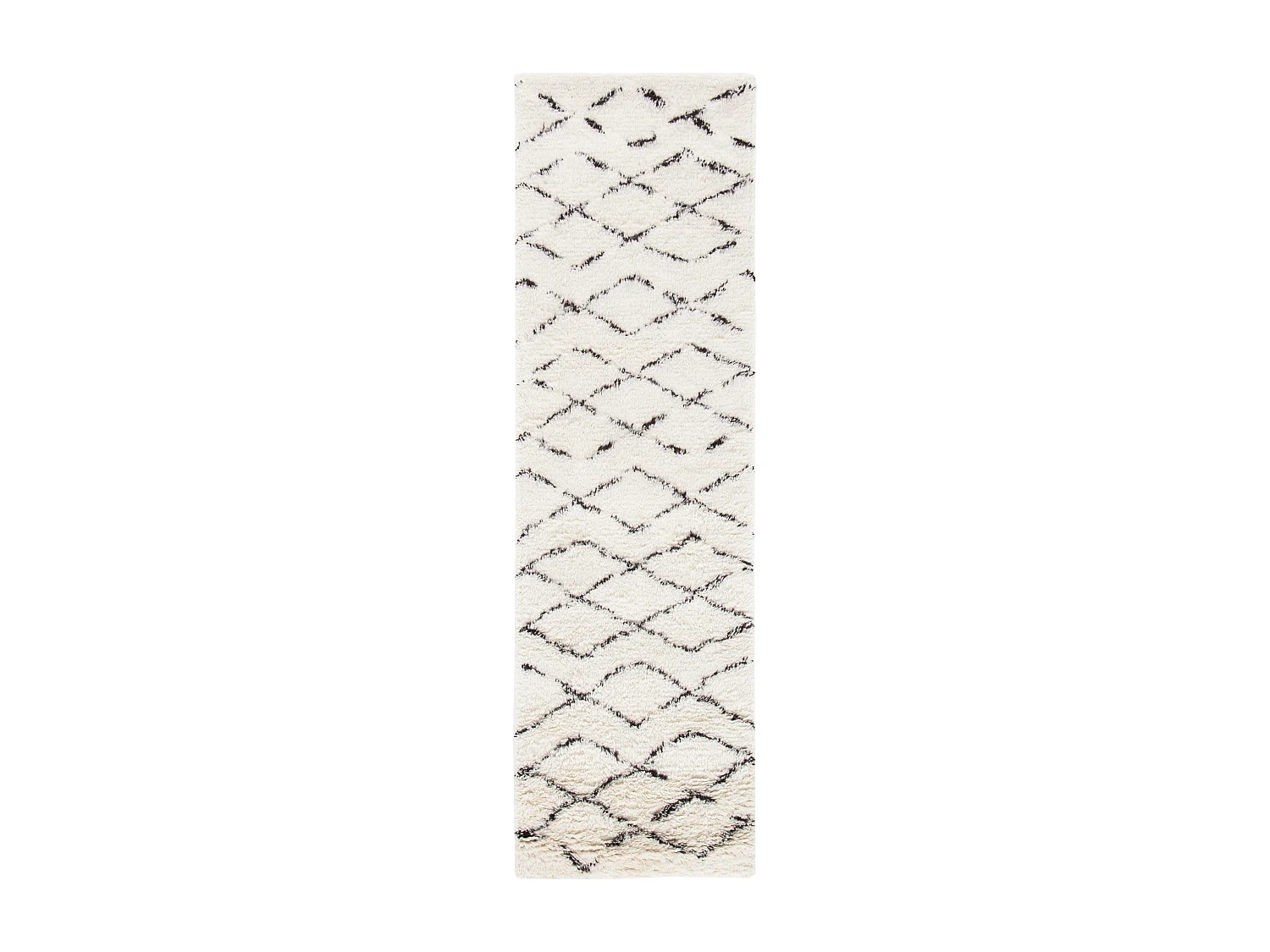 Tapis Blanc/Marron 69 X 244 cm - Cyrene
