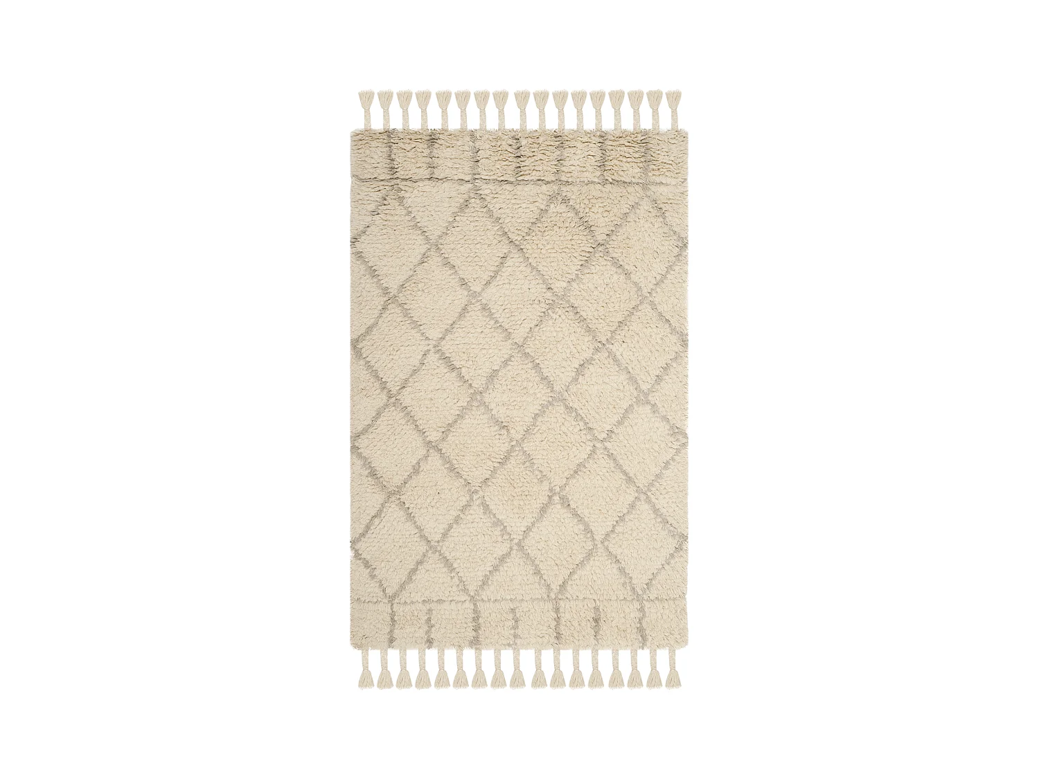 Tapis Neutre/Gris 122 X 183 cm - Abigail