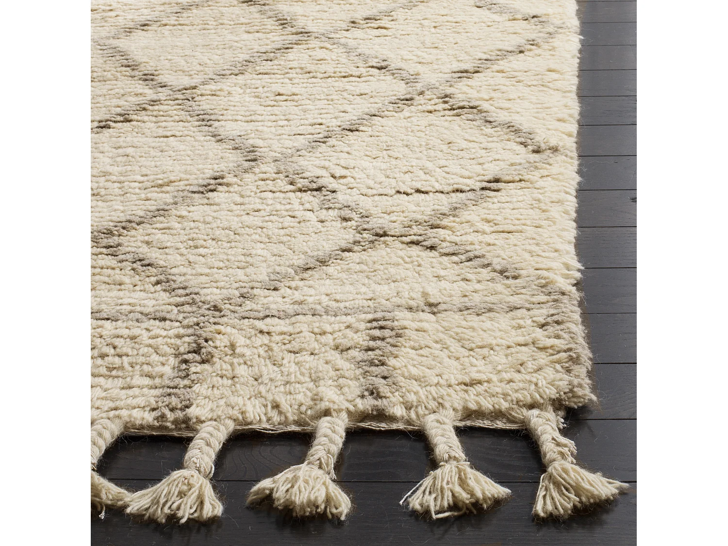 Tapis Neutre/Gris 122 X 183 cm - Abigail