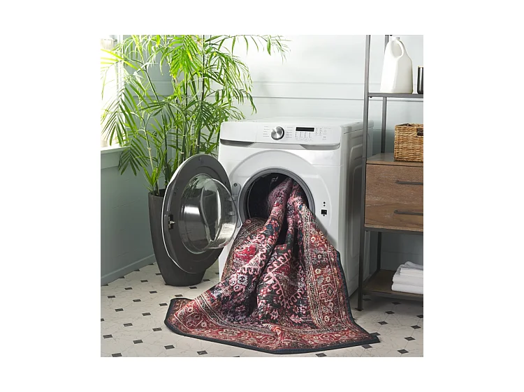 Tapis Rouge/Vert 122 X 183 cm - Romilly