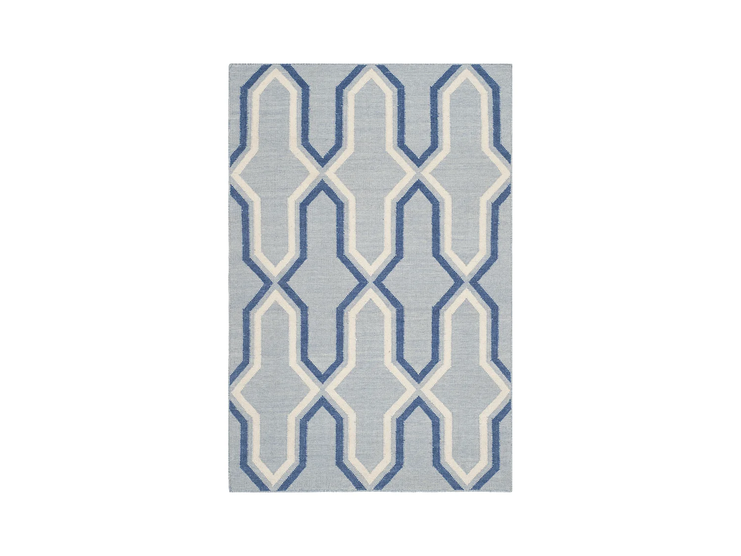 Tapis Bleu/Bleu Marine 91 X 152 cm - Ana