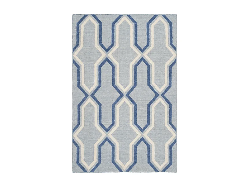 Tapis Bleu/Bleu Marine 91 X 152 cm - Ana