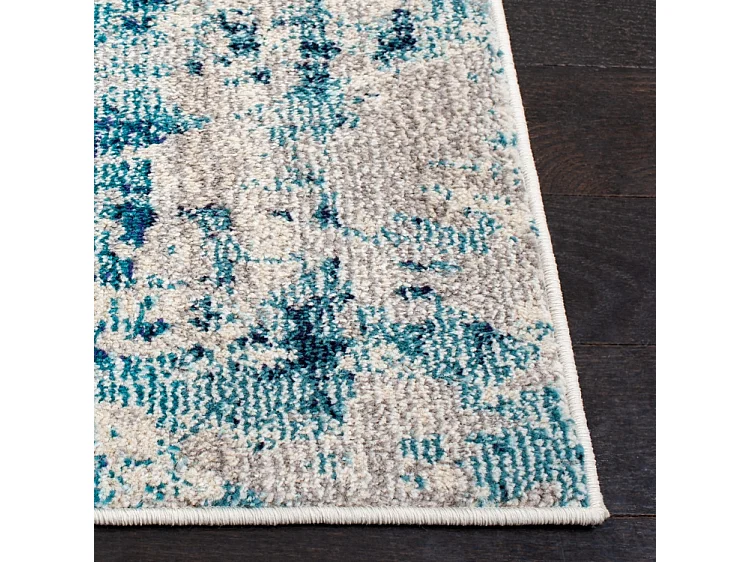 Tapis Ivoire/Turquoise 183 X 274 cm - Odaline