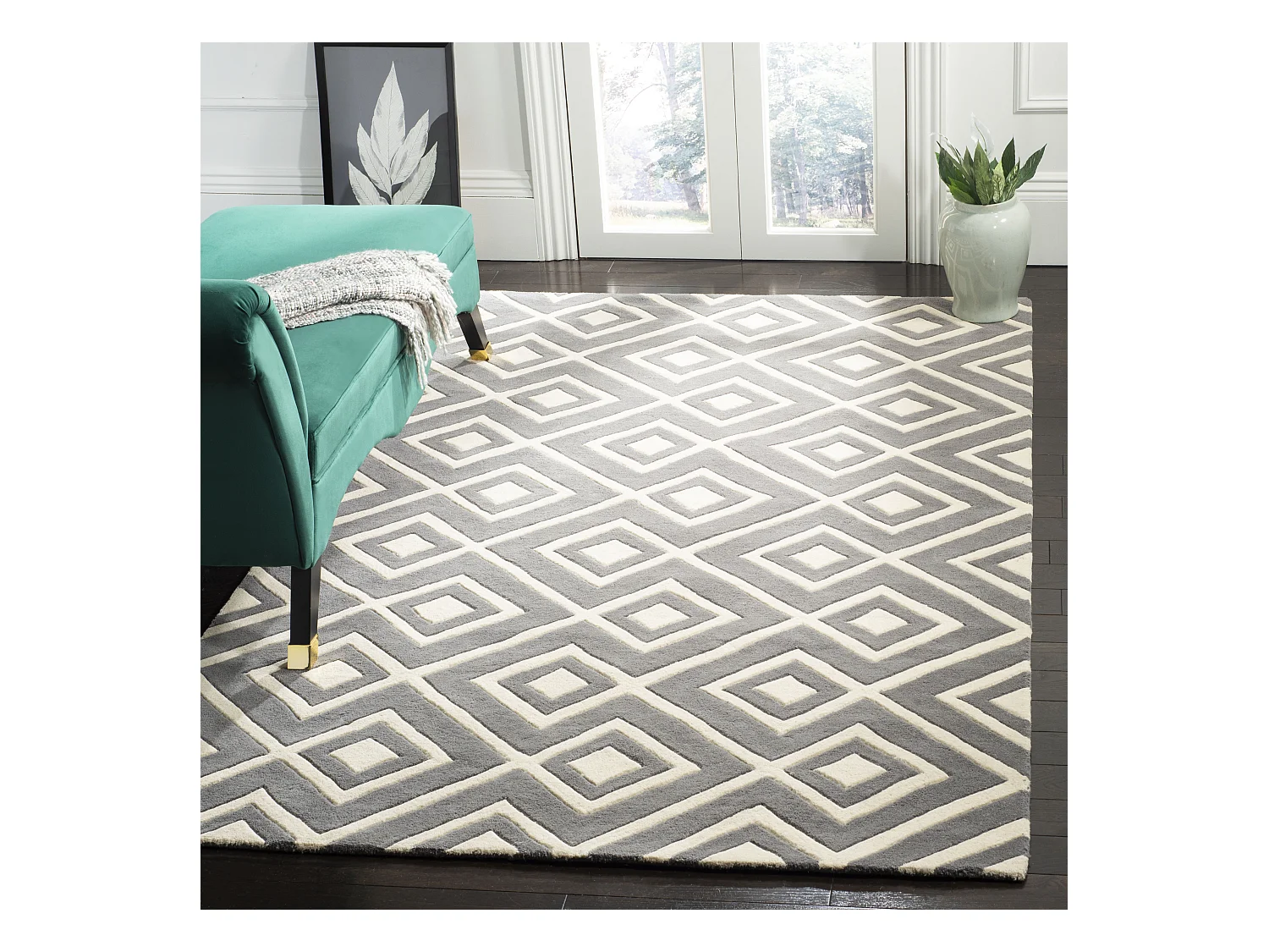 Tapis Gris/Neutre 152 X 244 cm - Verity