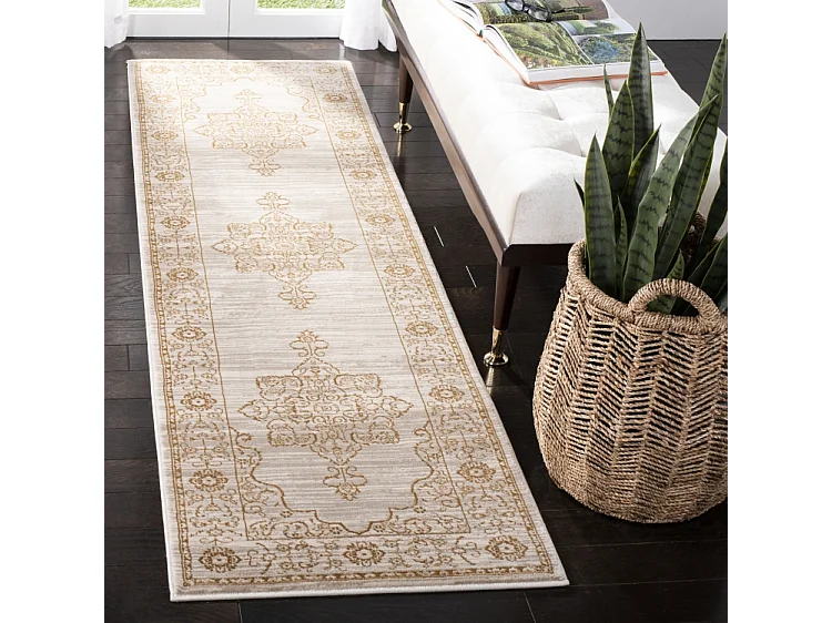 Tapis Crème/Or 69 X 244 cm - Gannon