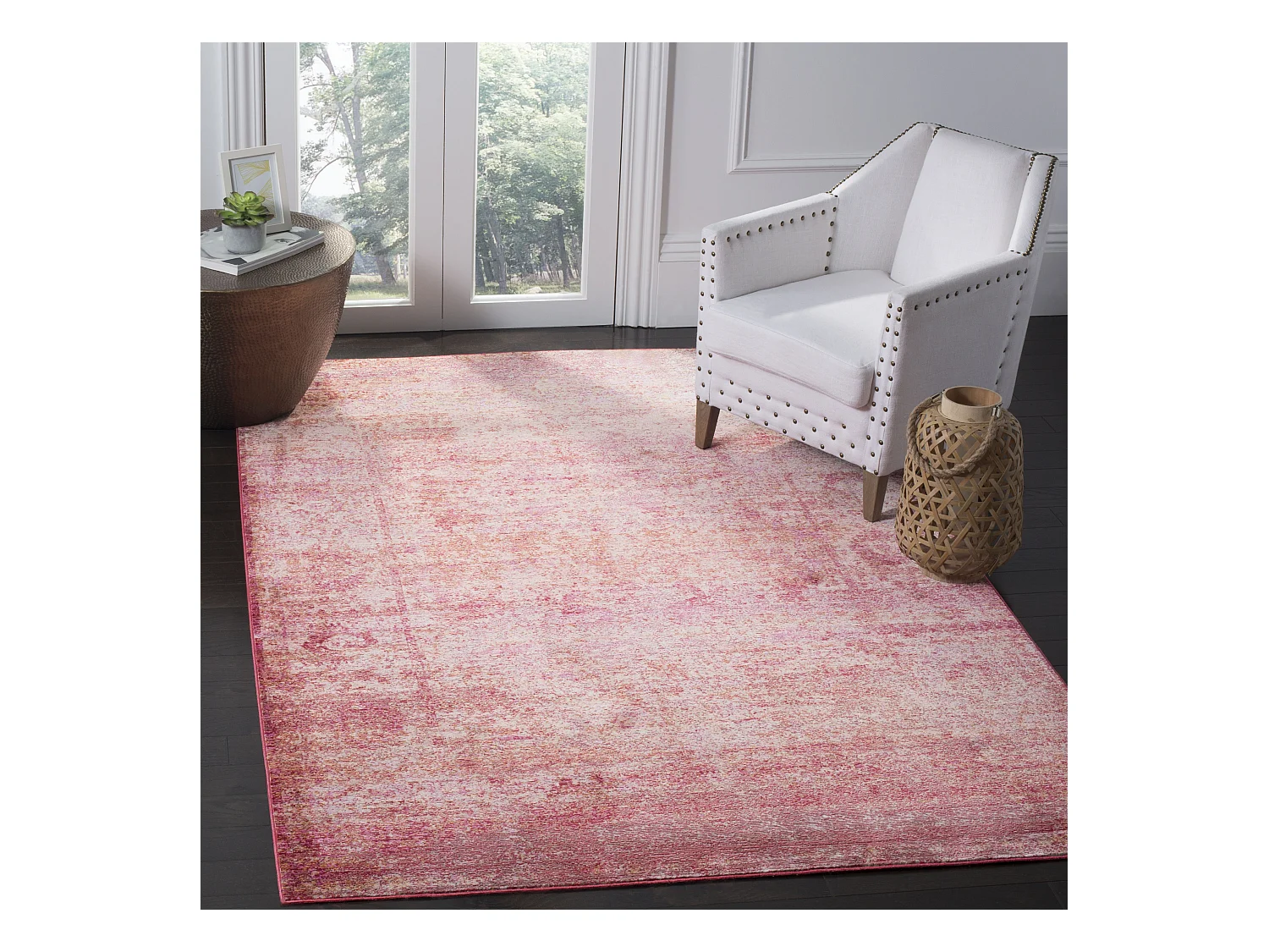 Tapis Rose/Multicolore 122 X 183 cm - Liora
