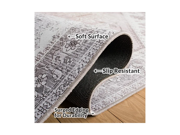 Tapis Beige/Gris 274 X 366 cm - Kushim