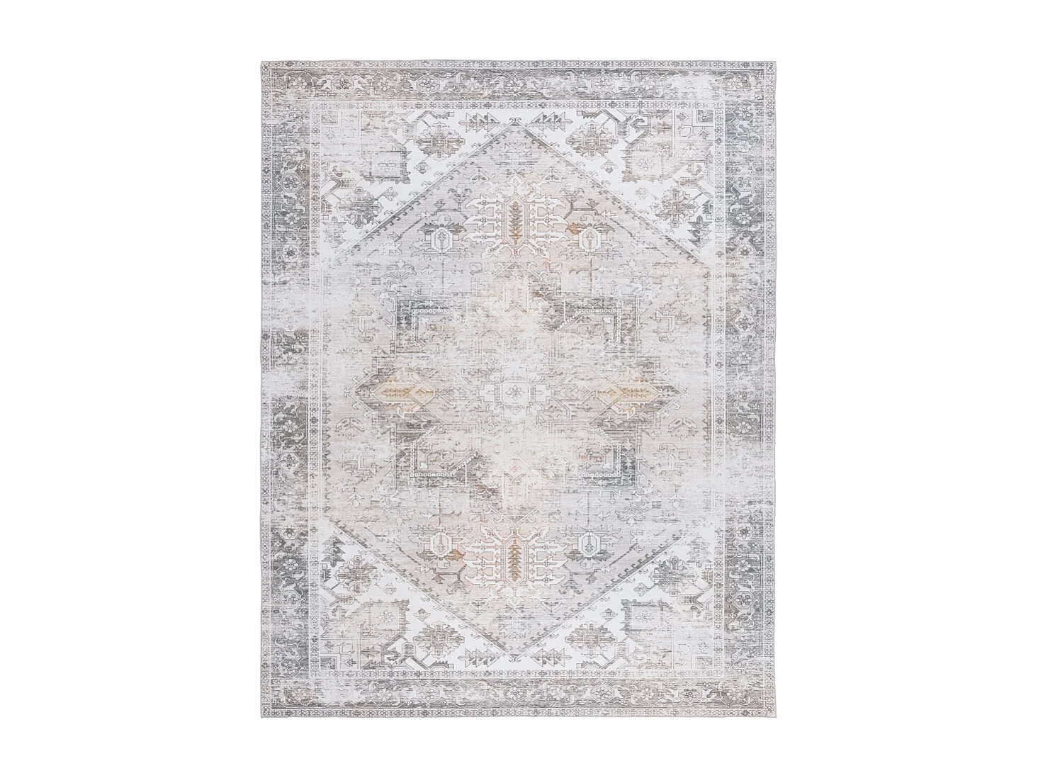 Tapis Beige/Gris 274 X 366 cm - Kushim