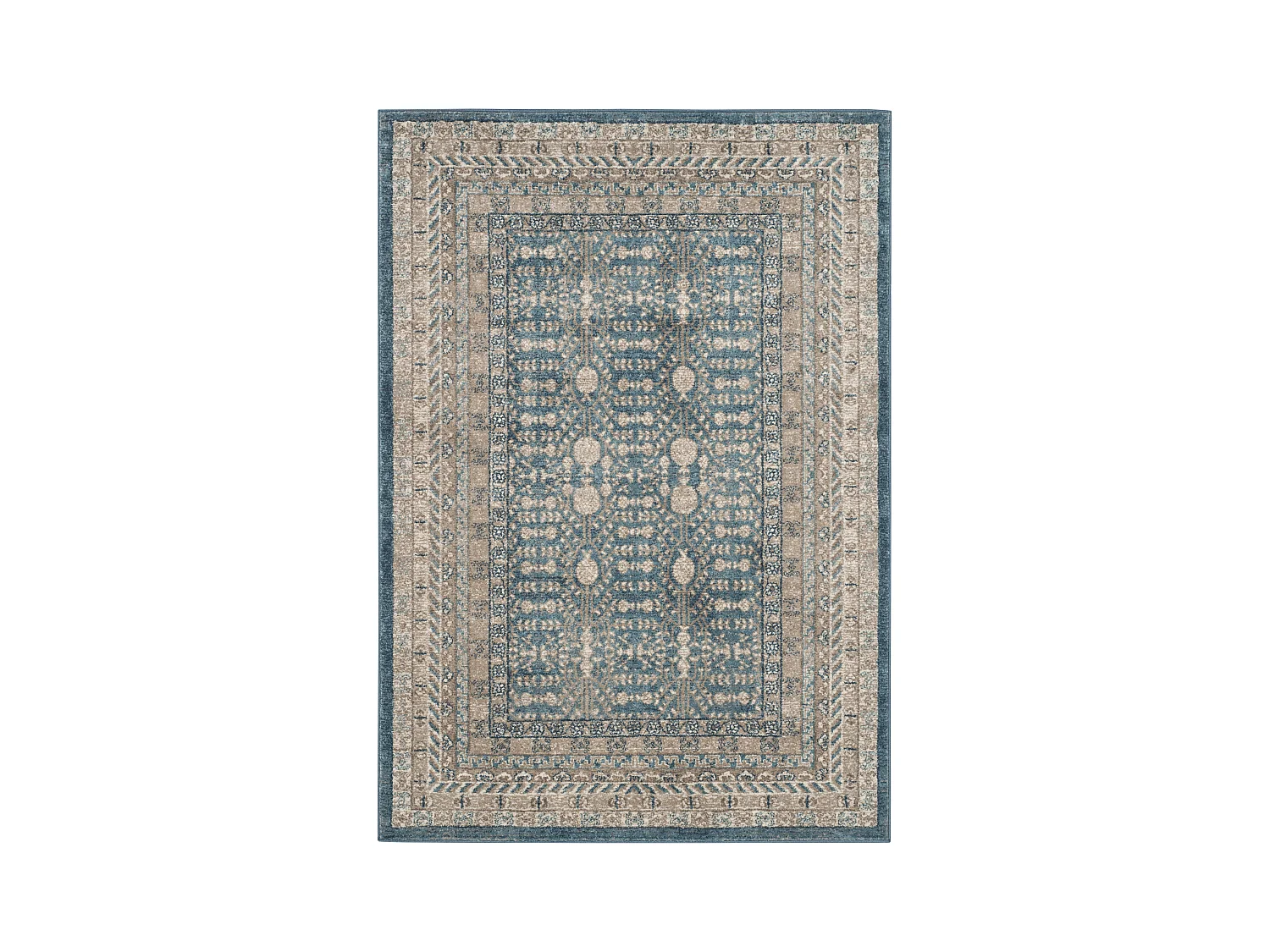 Tapis Bleu/Neutre 122 X 170 cm - Therasia