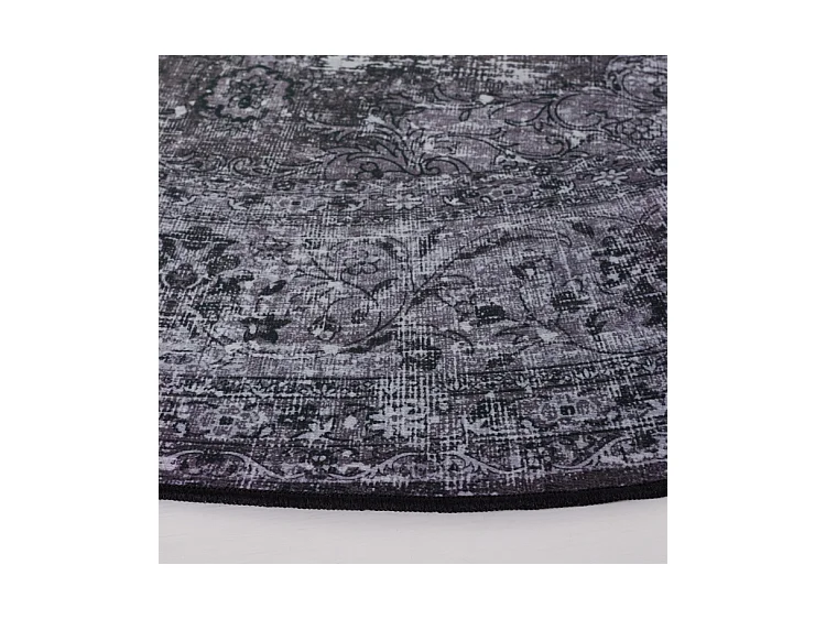 Tapis Noir/Gris 183 X 183 cm - Veda