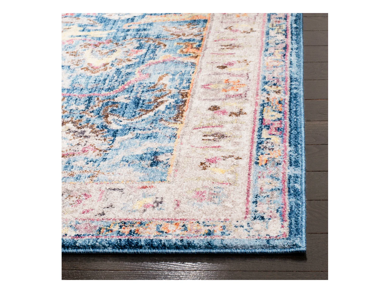 Tapis Bleu/Gris 155 X 229 cm - Morwenna