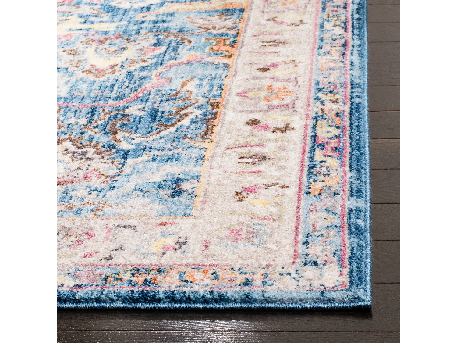Tapis Bleu/Gris 155 X 229 cm - Morwenna