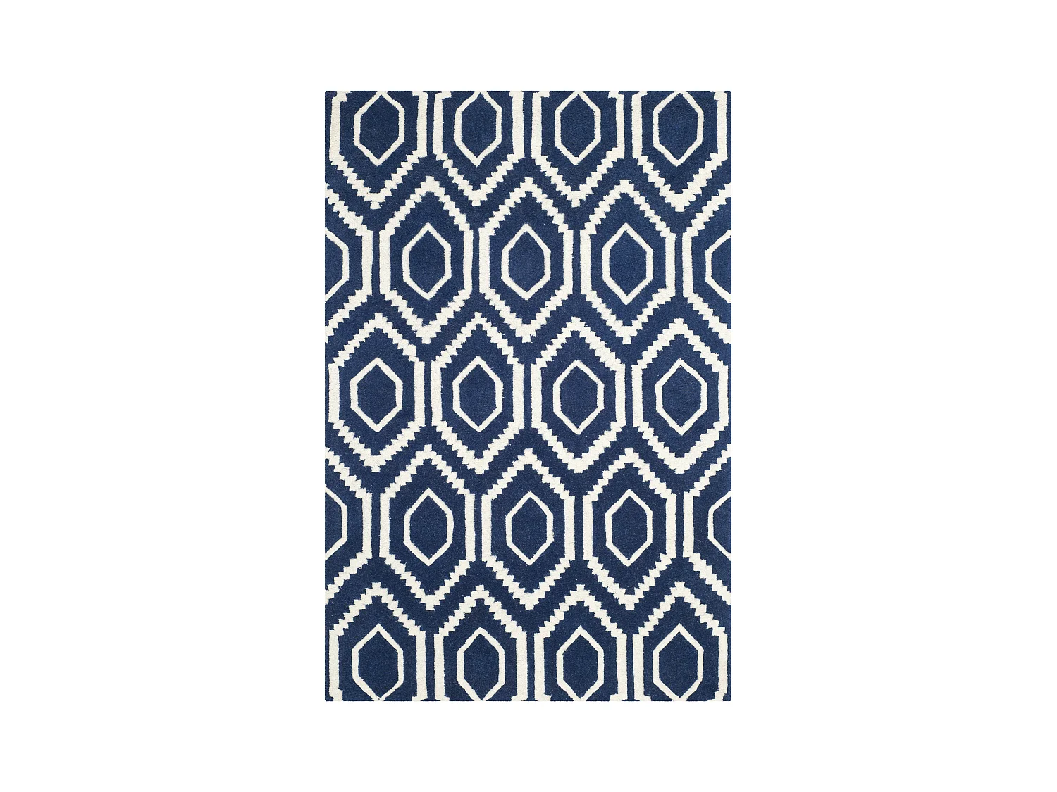 Tapis Bleu Marine/Neutre 122 X 183 cm - Essex