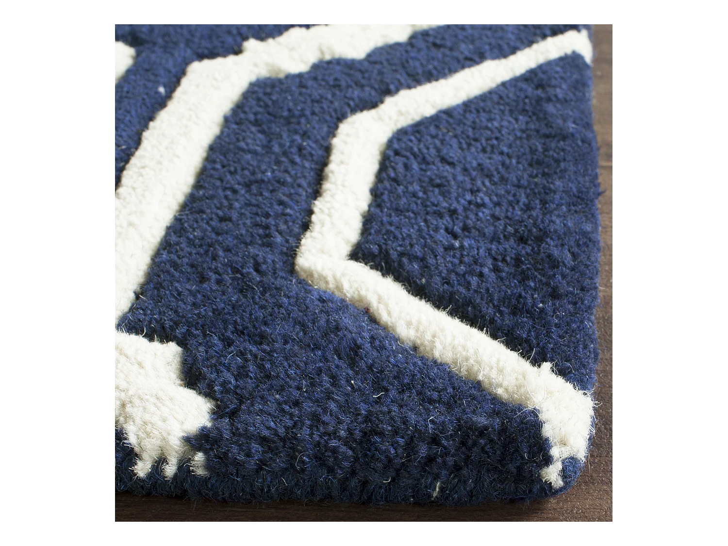 Tapis Bleu Marine/Neutre 122 X 183 cm - Essex