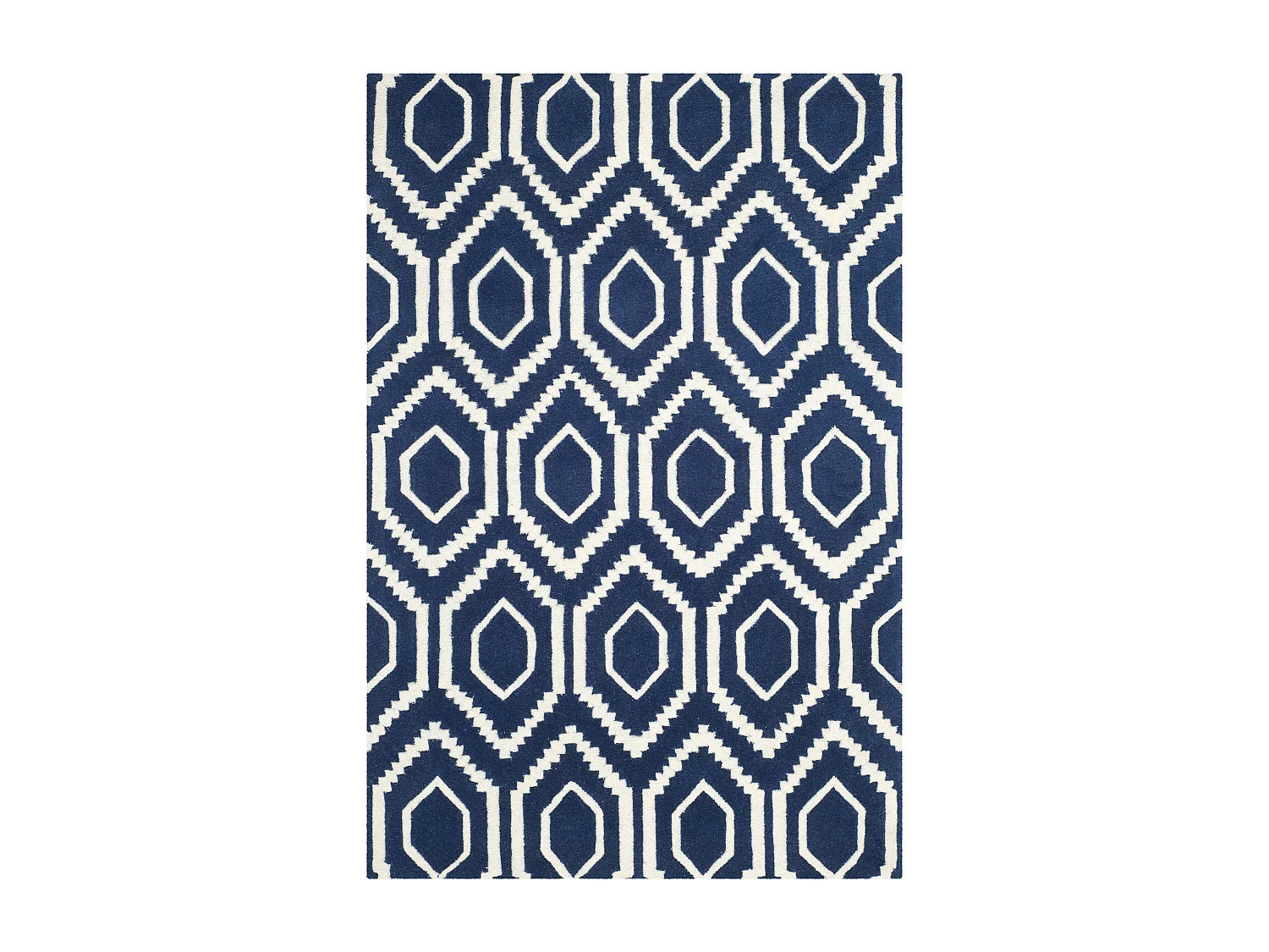 Tapis Bleu Marine/Neutre 122 X 183 cm - Essex