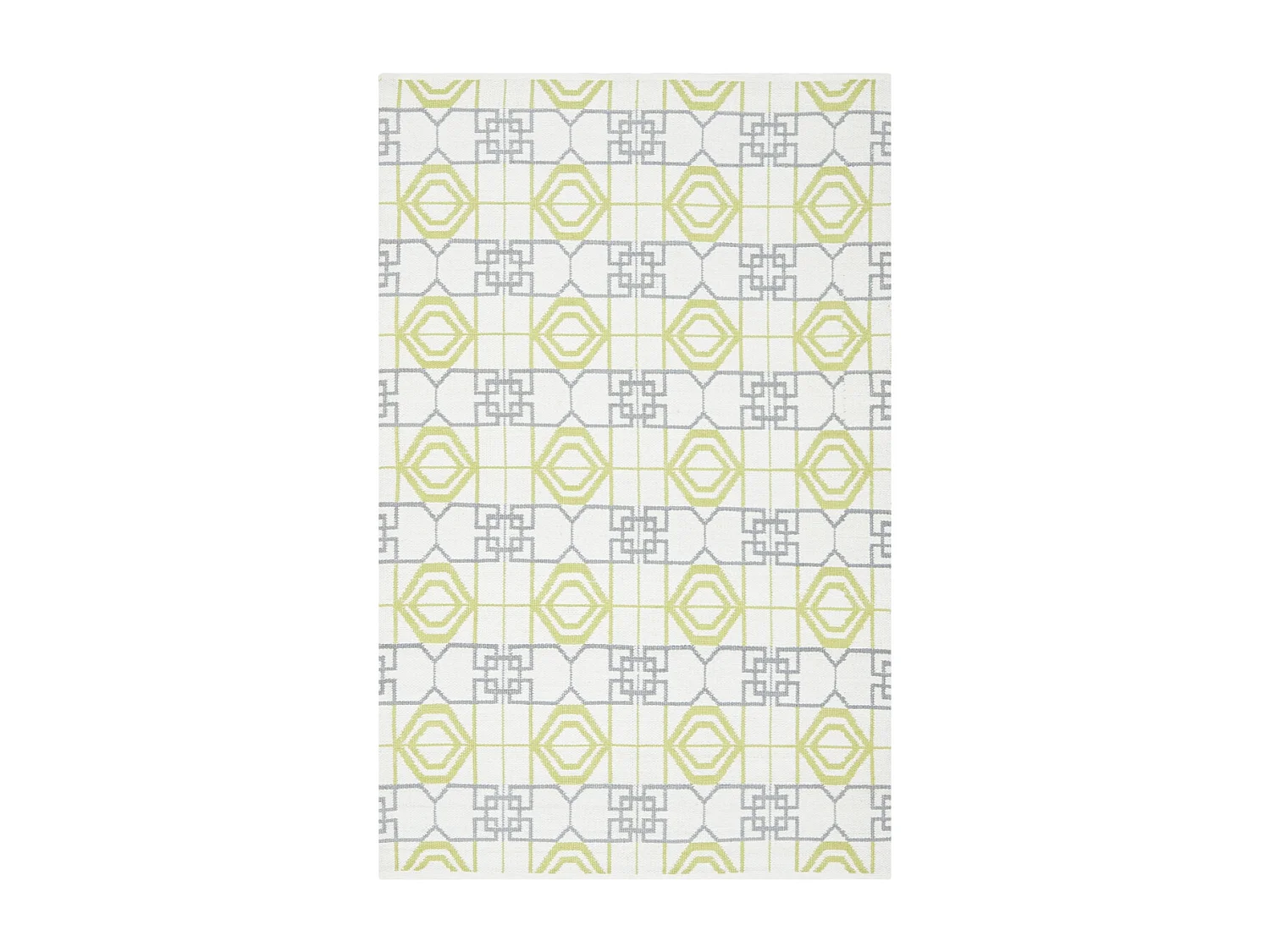 Tapis Blanc/Gris 152 X 244 cm - Collin