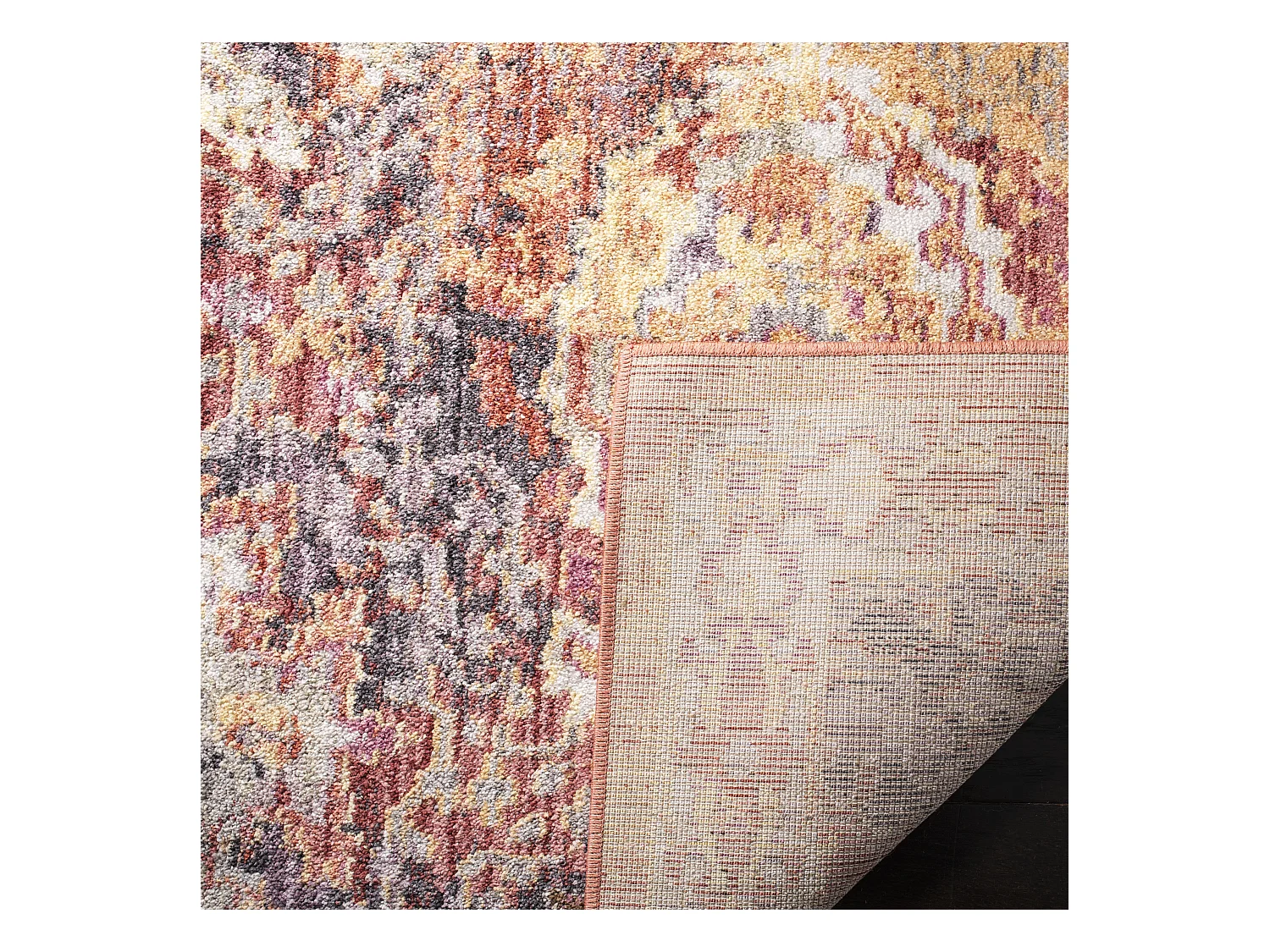 Tapis Rouge/Violet 91 X 152 cm - Lesley