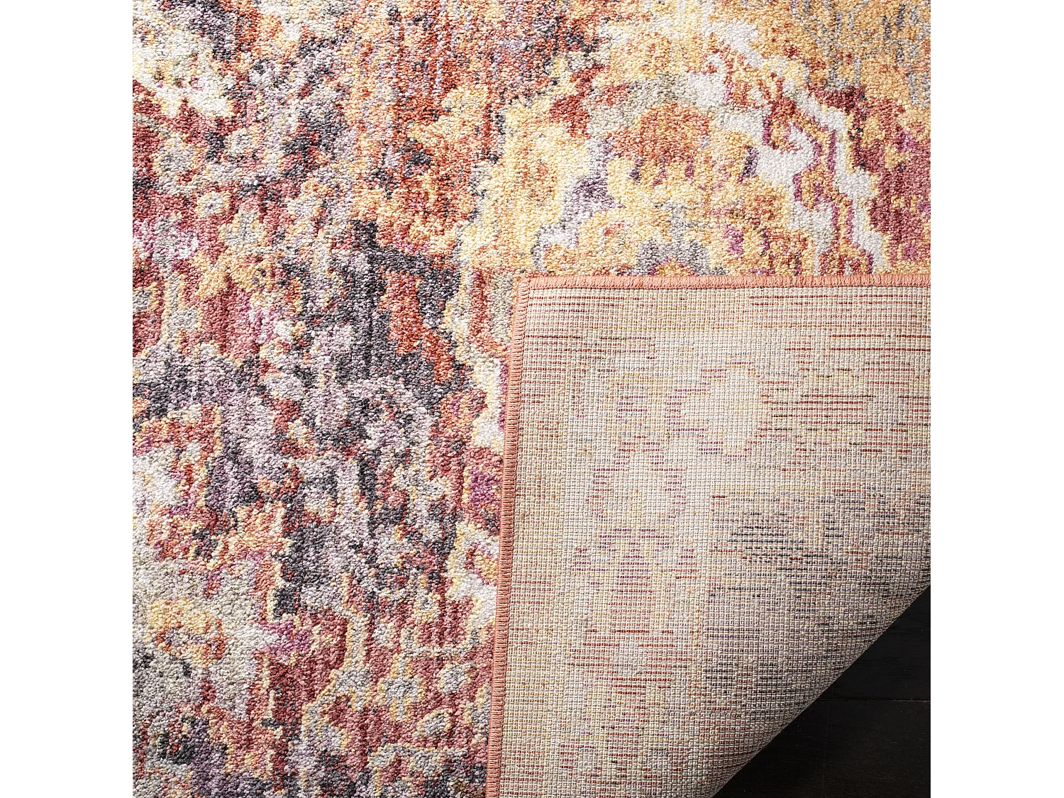 Tapis Rouge/Violet 91 X 152 cm - Lesley