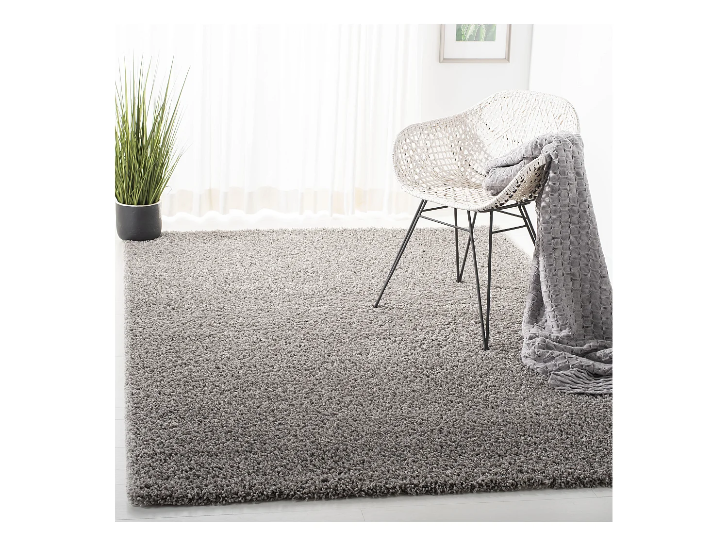 Tapis Gris 122 X 183 cm - Morgan