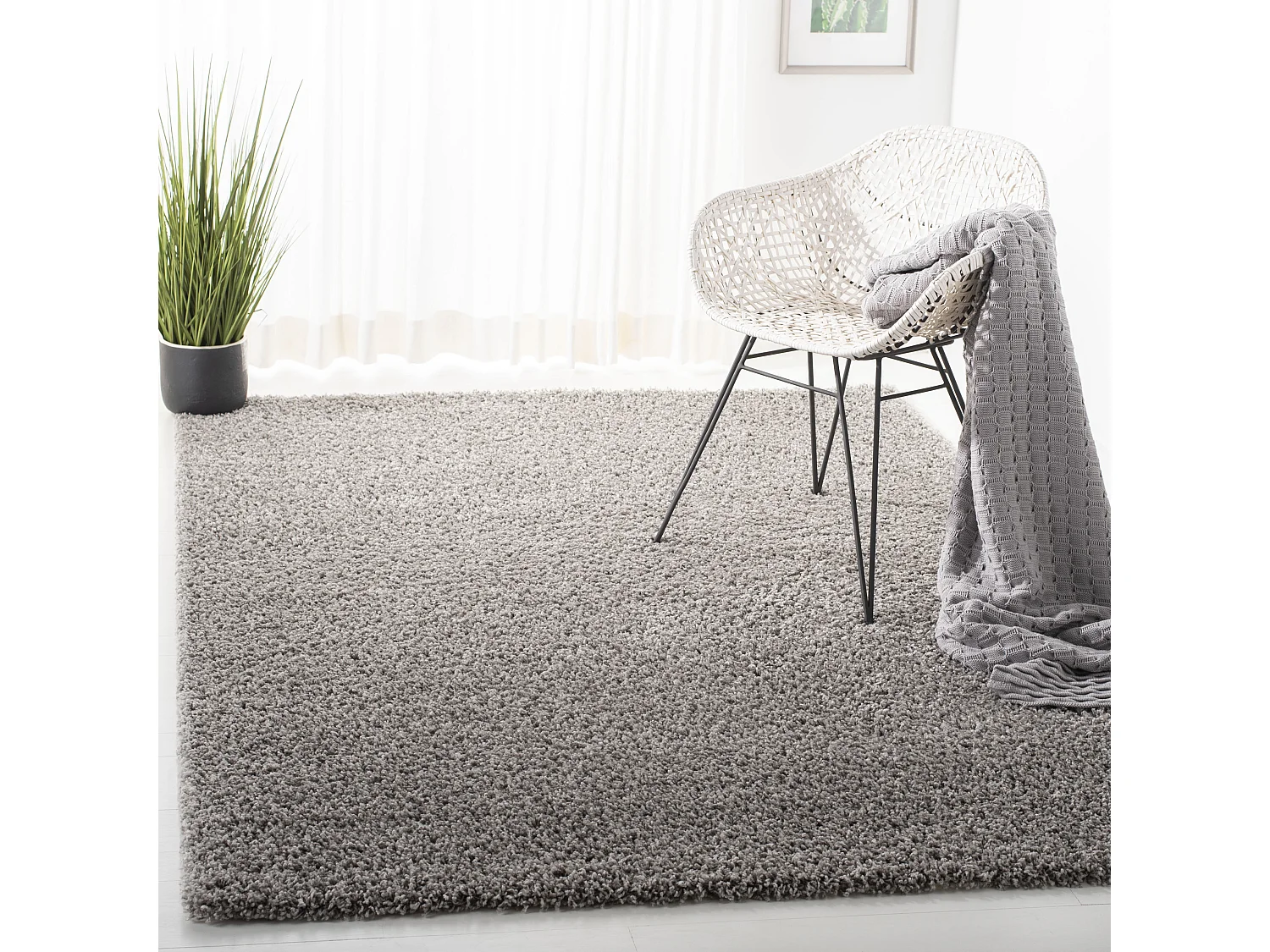 Tapis Gris 122 X 183 cm - Morgan