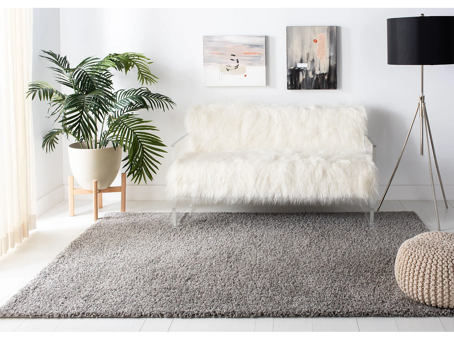 Tapis Gris 122 X 183 cm - Morgan