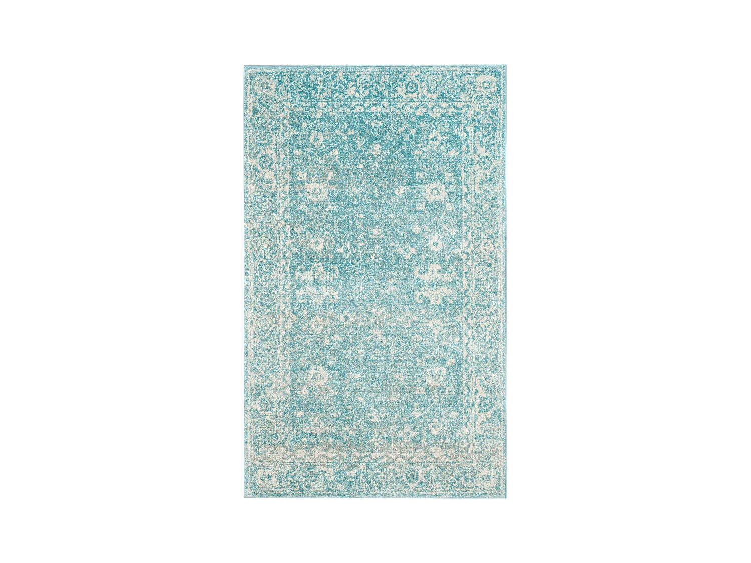 Tapis Bleu/Neutre 91 X 152 cm - Rhea