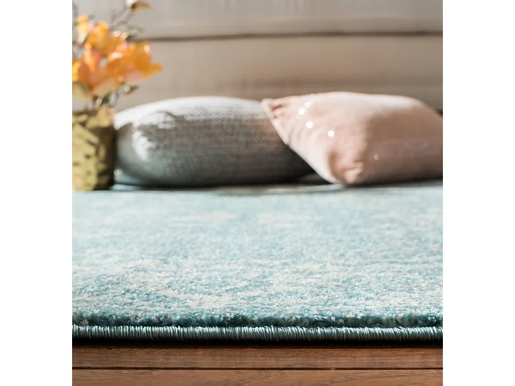 Tapis Bleu/Neutre 91 X 152 cm - Rhea