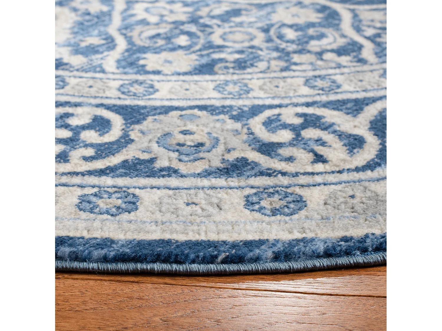 Tapis Bleu Marine/Gris 91 X 152 cm - Teresse