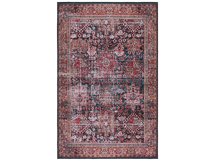 Tapis Rouge/Vert 244 X 305 cm - Romilly