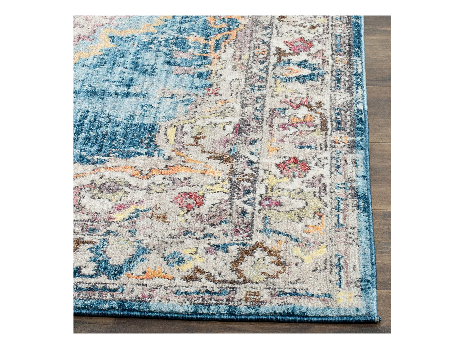 Tapis Bleu/Gris 155 X 229 cm - Malani