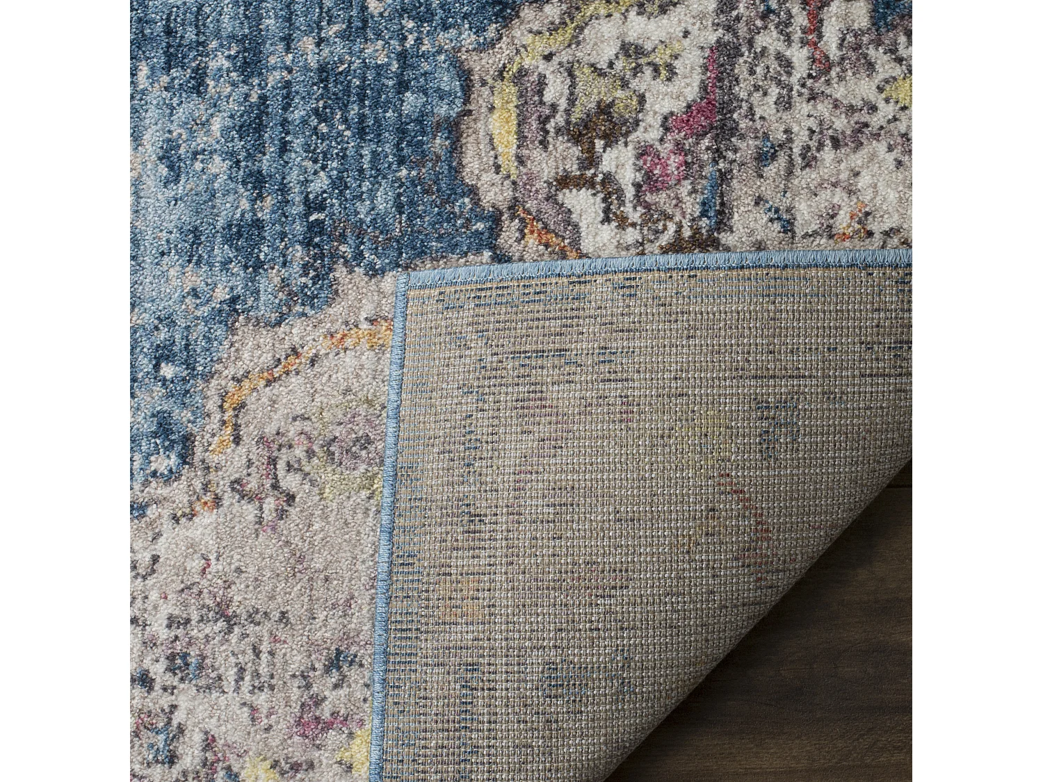 Tapis Bleu/Gris 155 X 229 cm - Malani