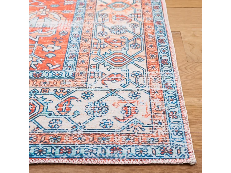 Tapis Rouille/Aqua 76 X 183 cm - Addilyn