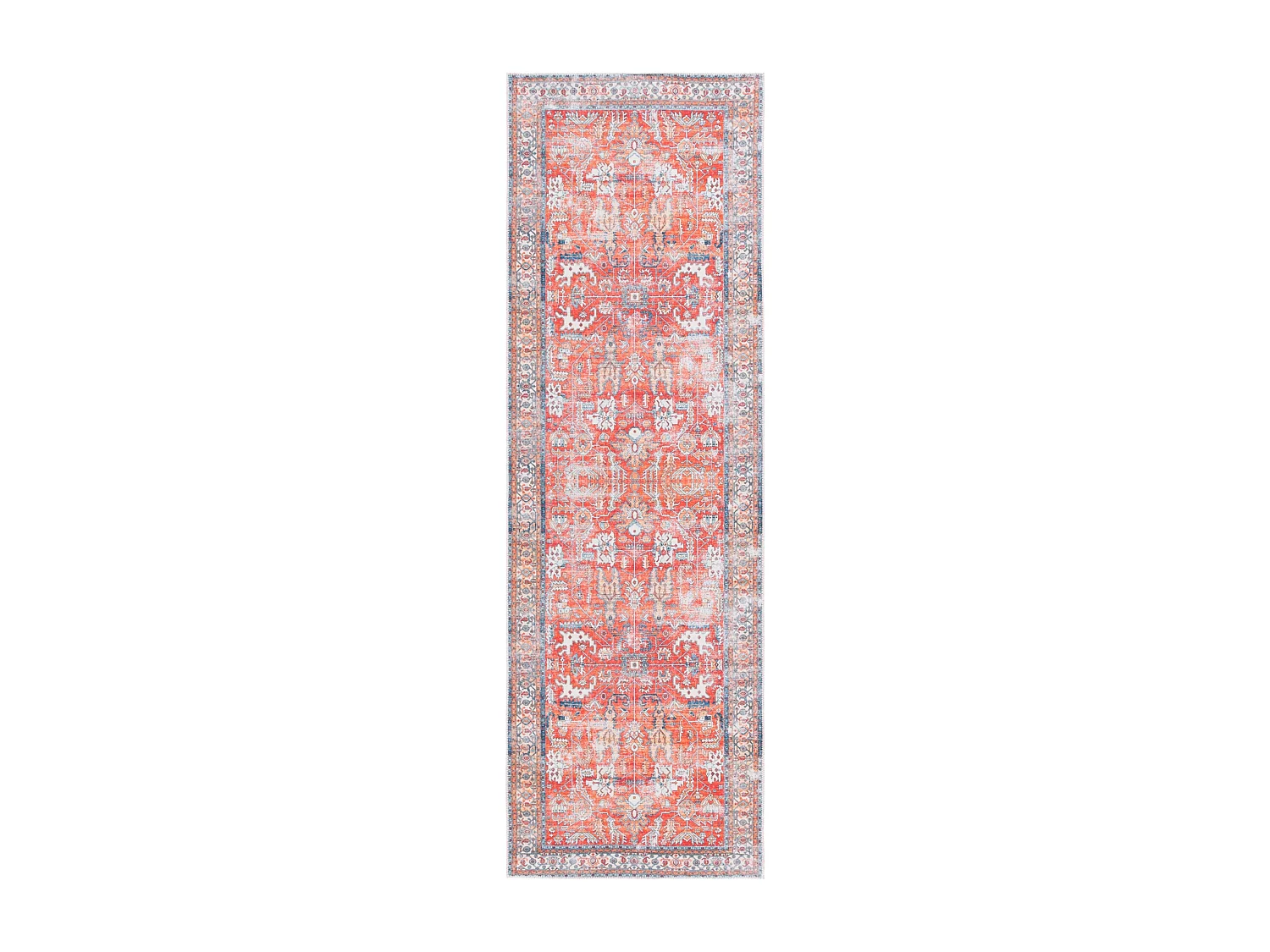 Tapis Rouille/Aqua 76 X 183 cm - Addilyn