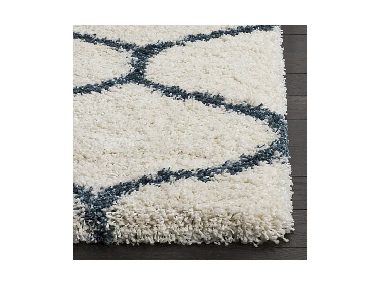 Tapis Neutre/Bleu 155 X 229 cm - Zoey