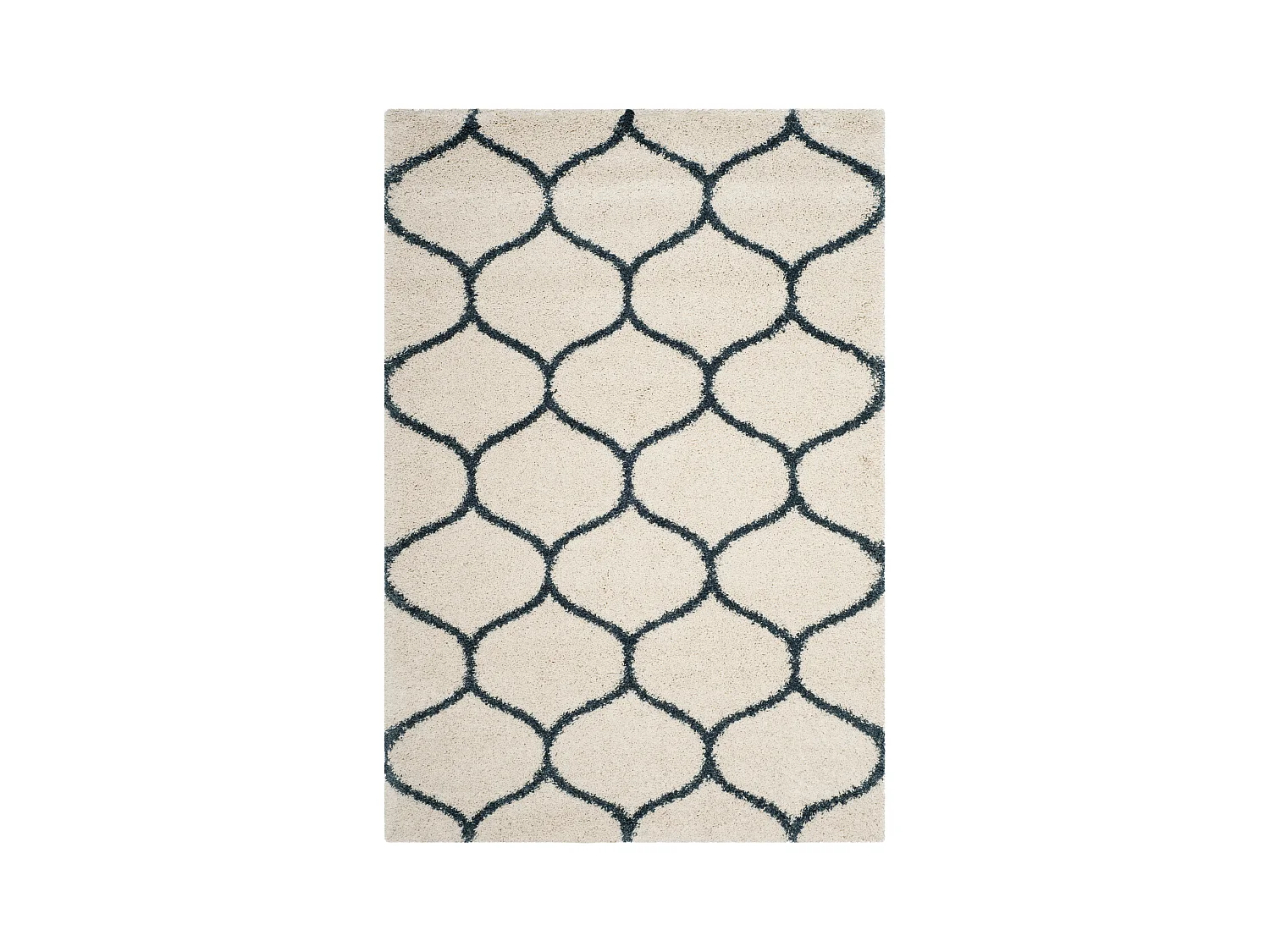 Tapis Neutre/Bleu 155 X 229 cm - Zoey