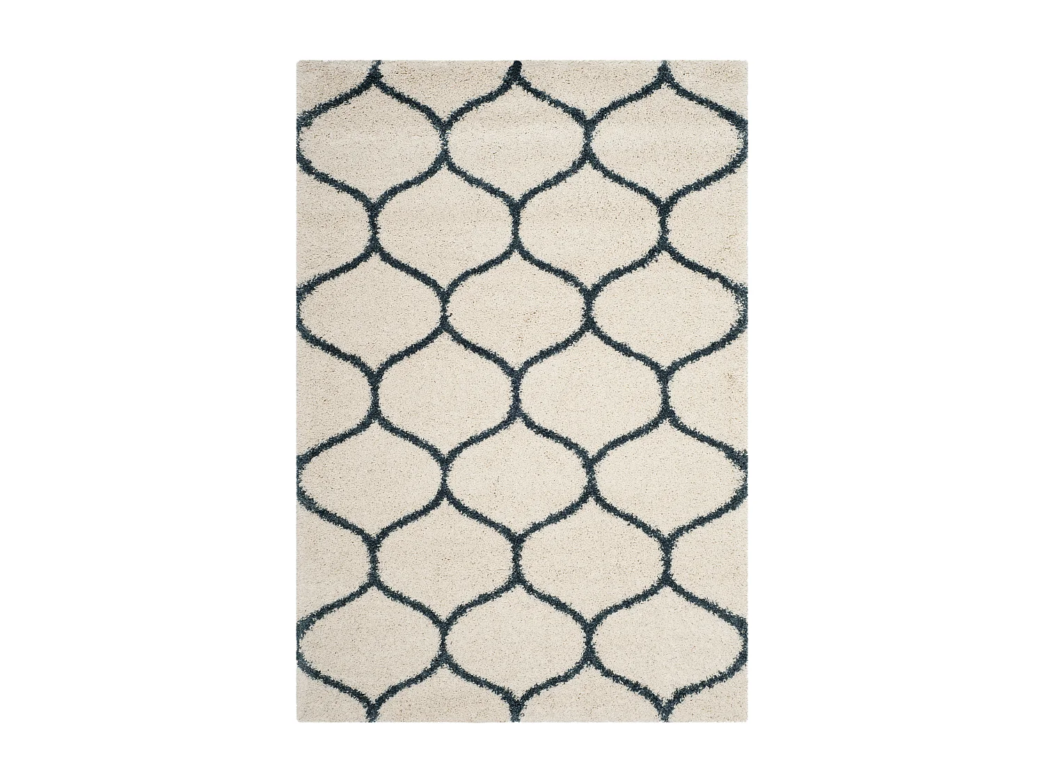 Tapis Neutre/Bleu 155 X 229 cm - Zoey