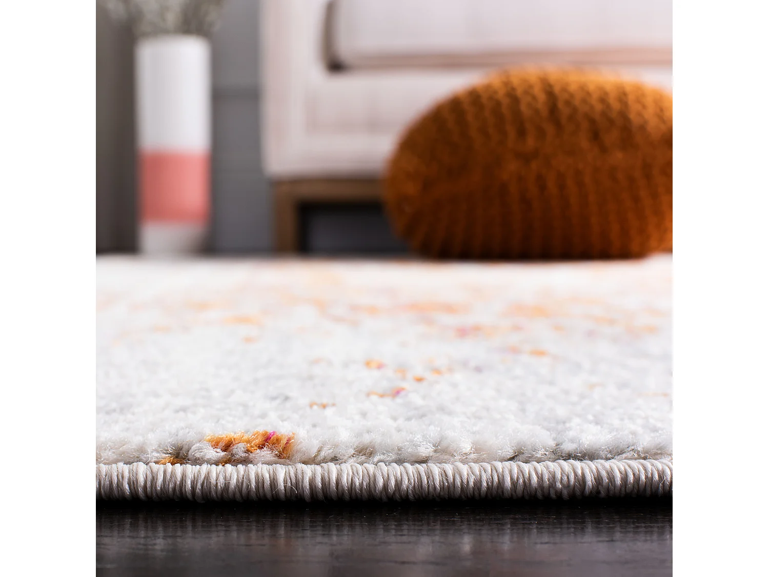 Tapis Orange/Neutre 122 X 183 cm - Merryl