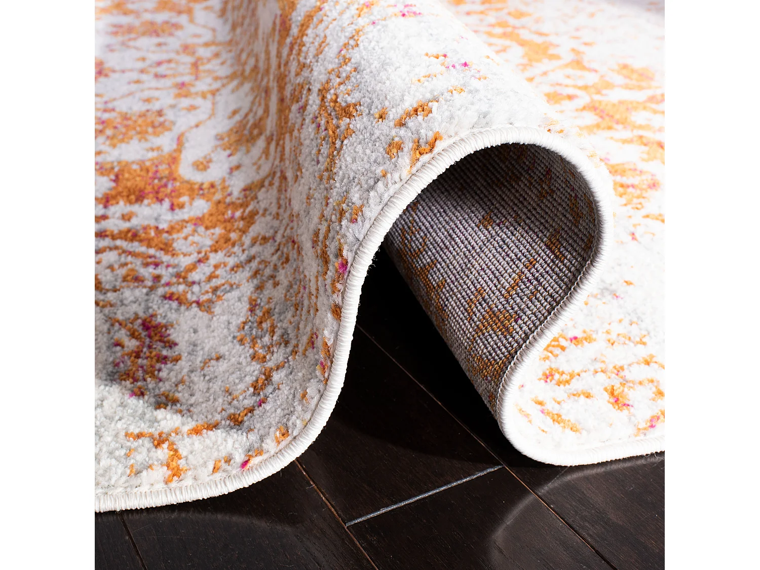 Tapis Orange/Neutre 122 X 183 cm - Merryl