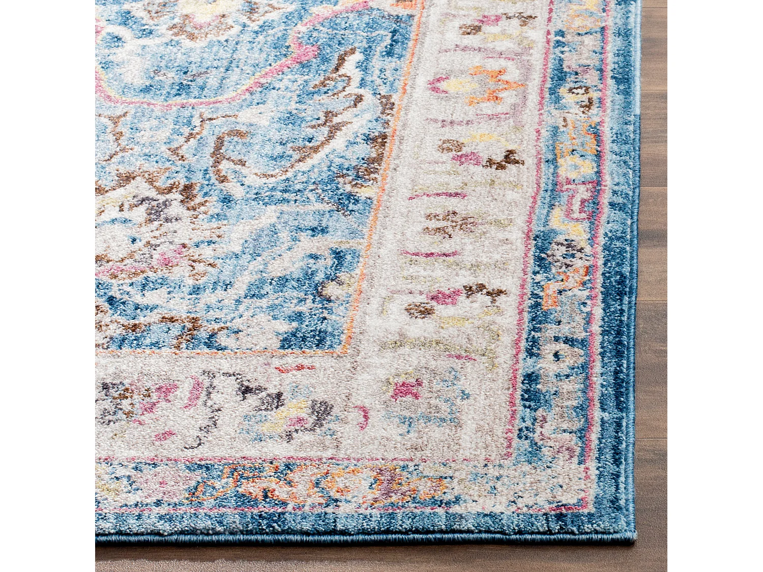 Tapis Bleu/Gris 183 X 274 cm - Morwenna