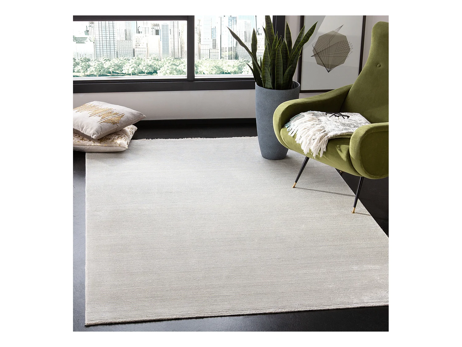 Tapis Blanc 152 X 244 cm - Jodi
