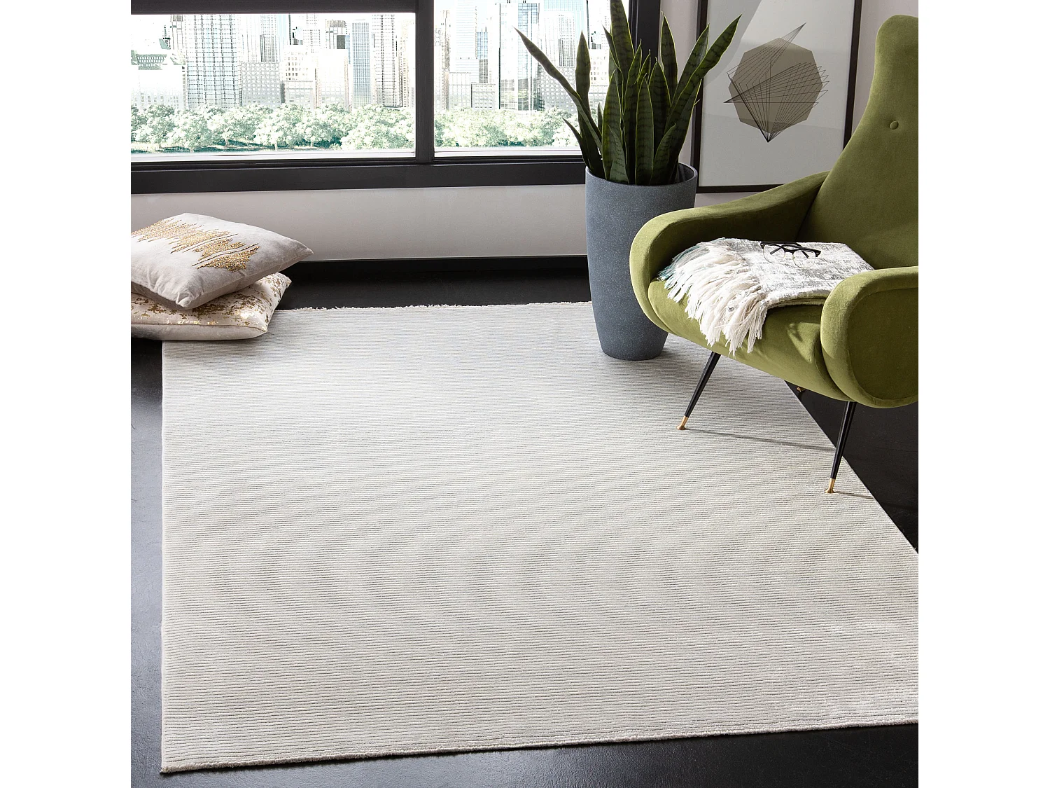 Tapis Blanc 152 X 244 cm - Jodi