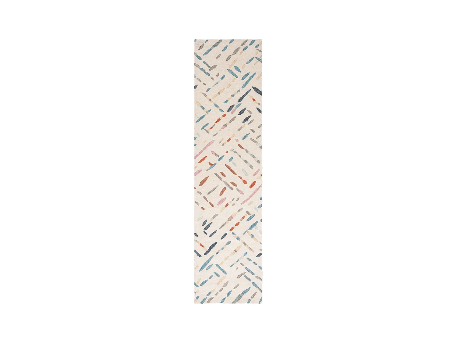 Tapis Ivoire/Bleu 69 X 213 cm - Winsley