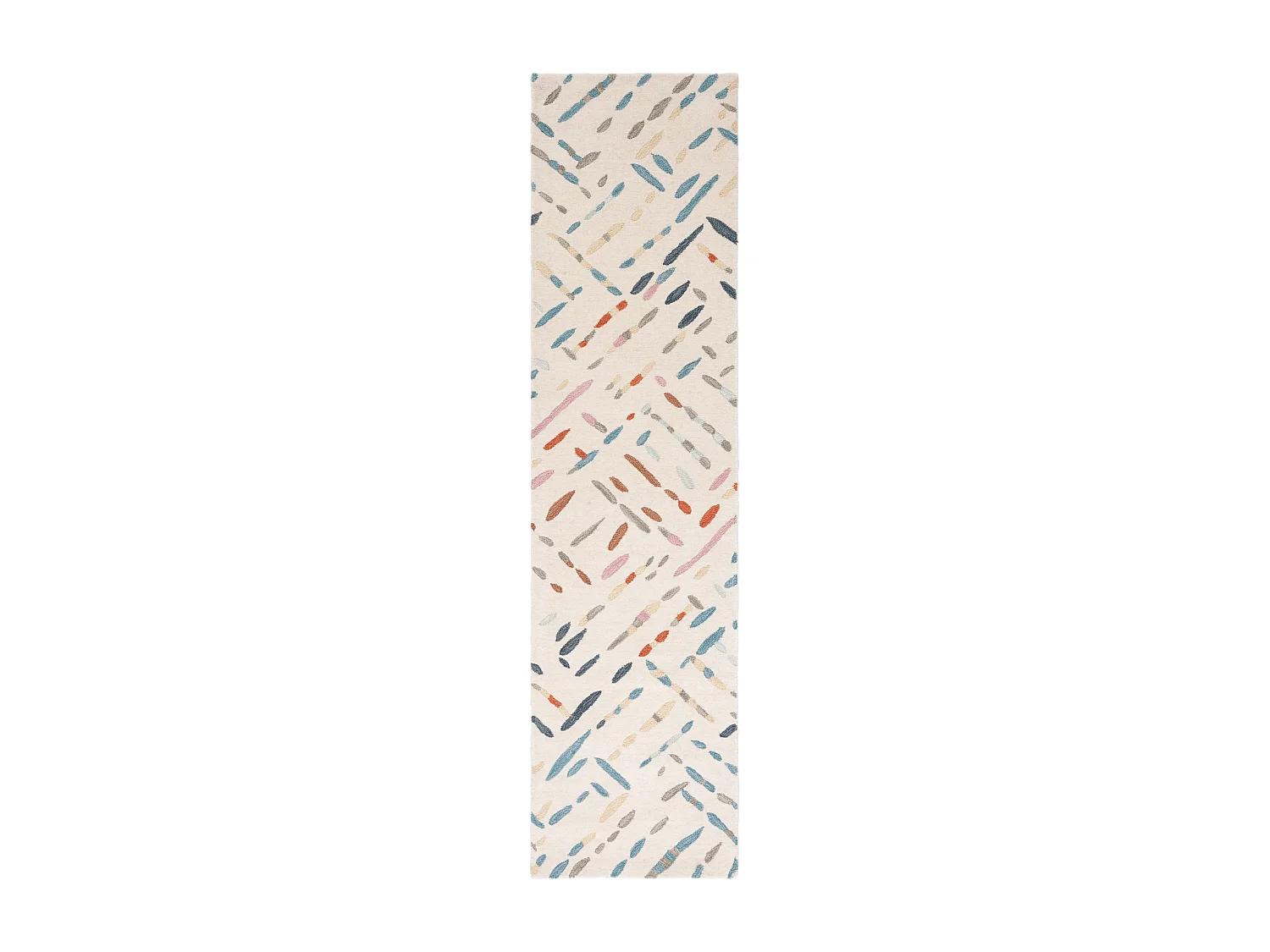 Tapis Ivoire/Bleu 69 X 213 cm - Winsley