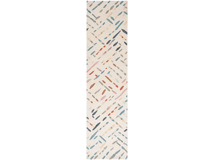 Tapis Ivoire/Bleu 69 X 213 cm - Winsley