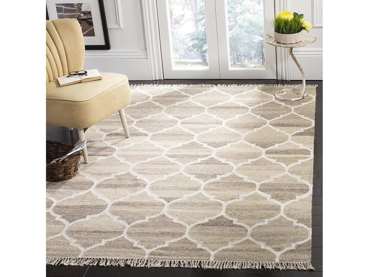 Tapis Gris/Neutre 152 X 244 cm - Kunal